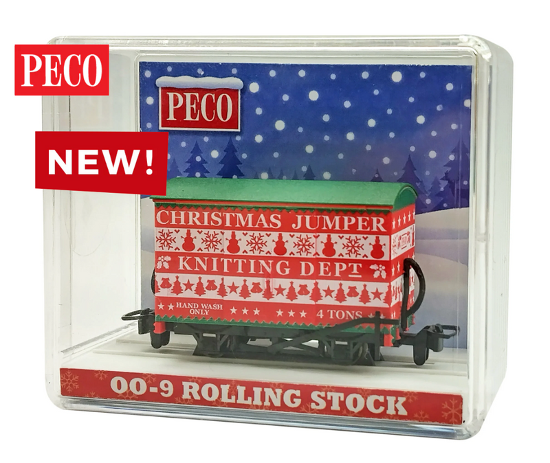 Peco OO9 GR911 Christmas Jumper Dept Box Van