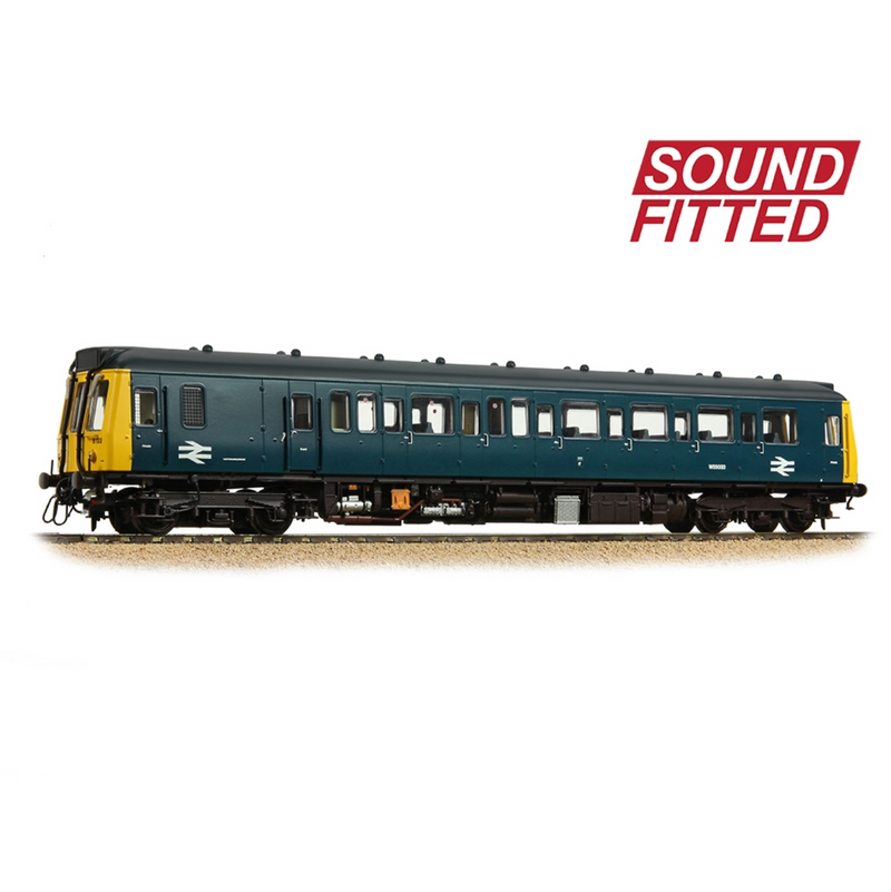 Bachmann OO Class 121 Single-Car DMU W55033 BR Blue DCC Sound - 35-529SF