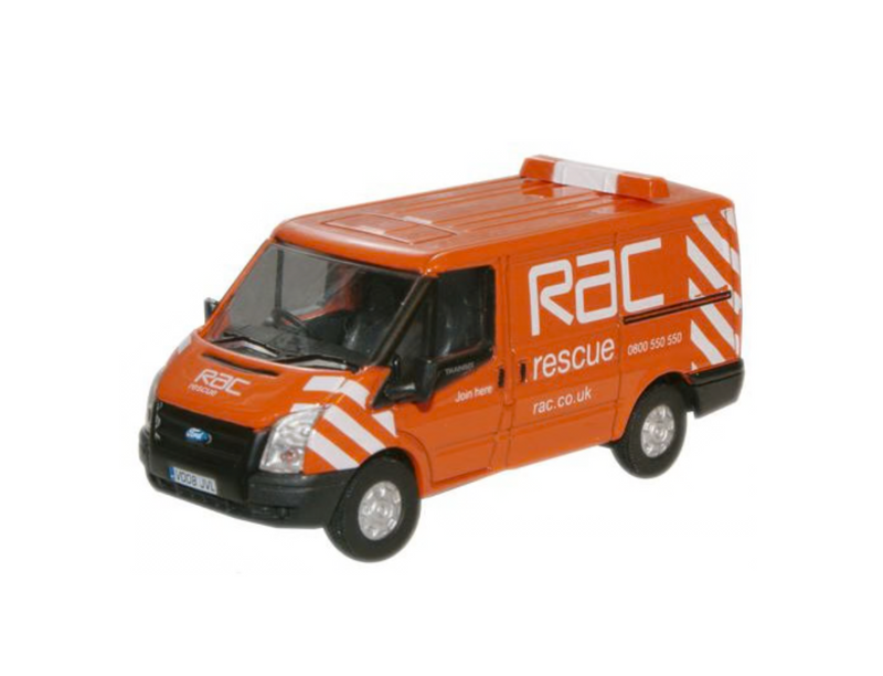 Oxford Diecast OO RAC New Ford Transit Van Low Roof Mk5 - 76FT003