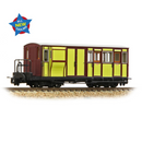 Bachmann OO9 Ffestiniog Railway Brake Third No. 2 FR Yellow & Crimson - 394-081