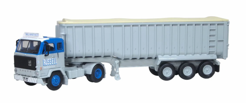 Oxford Diecast OO Volvo F88 Tipper Russell Of Bathgate - 76F88001