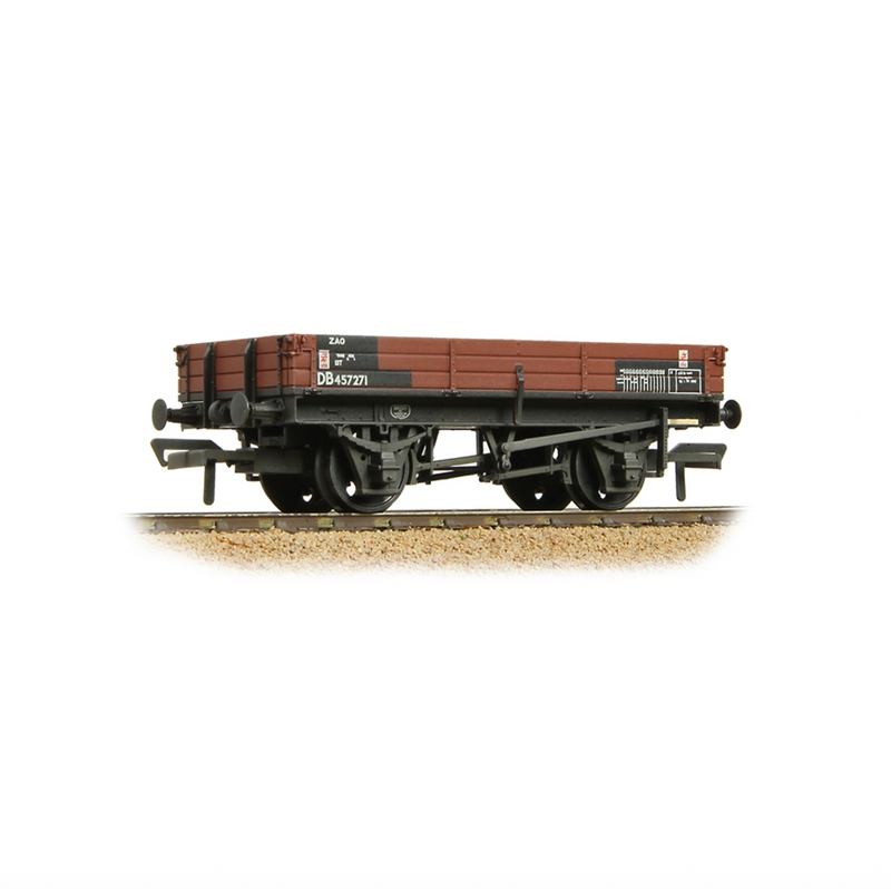 Bachmann OO 3 Plank Wagon BR Departmental Bauxite TOPS Weathered - 37-943A