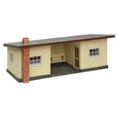 Bachmann NG7 Narrow Gauge Corrugated Station Brown & Cream - 47-0160B