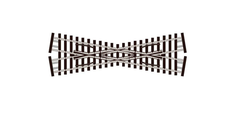 Peco N SL-E393F Code 55 Electrofrog Short Crossing