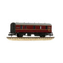 Graham Farish N BR Mk1 CCT Covered Carriage Truck BR Maroon - 374-785A