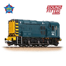Bachmann OO Class 08 08329 BR Blue Wasp Stripes Deluxe DCC Sound - 35-925SFX