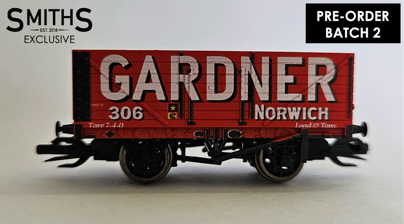 Smiths TT:120  7 Plank Open Wagon Gardner Norwich