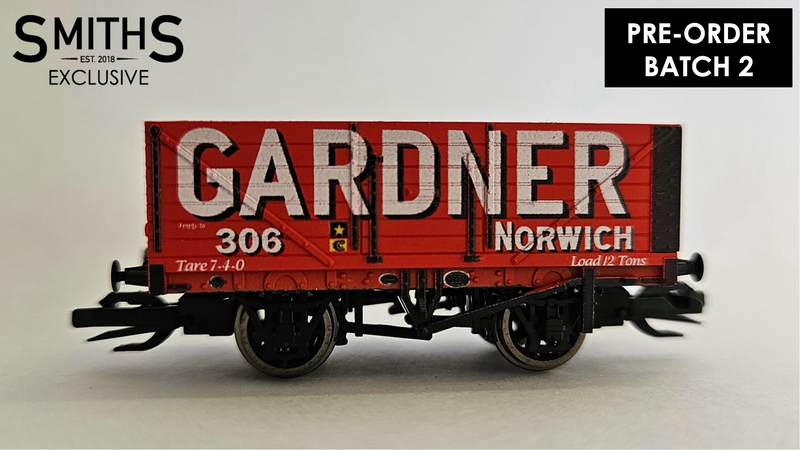Smiths TT:120  7 Plank Open Wagon Gardner Norwich