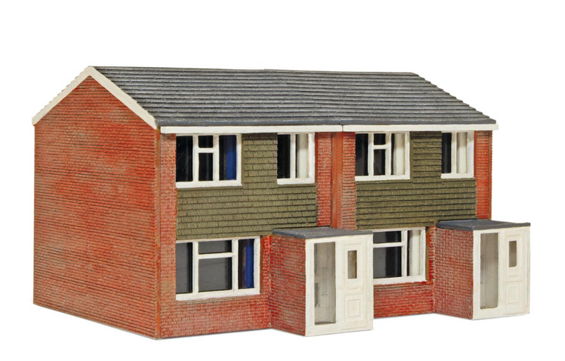 Peco N NB314 1960s House Semi-Detached Houses