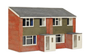 Peco N NB312 1960s House Semi-Detatched House Front Low Relief