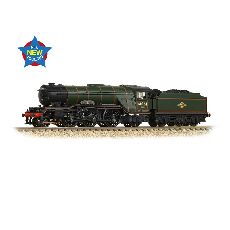 Graham Farish N LNER V2 60964 Durham Light Infantry BR Lined Green Late Crest - 372-613