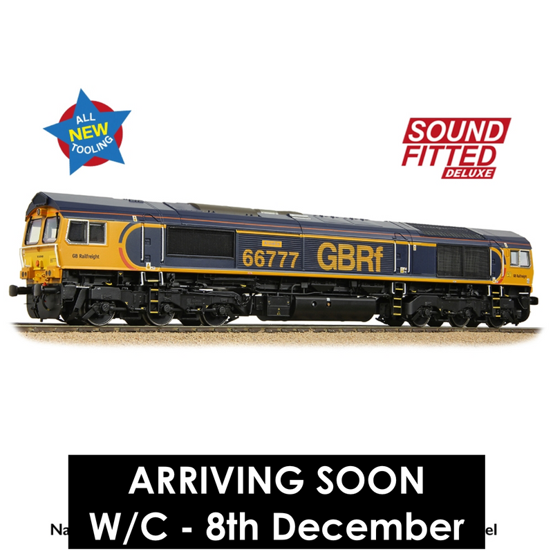 Bachmann OO Class 66/7 66777 Annette GBRf Europorte Sound Fitted Deluxe - 50-003ASFX