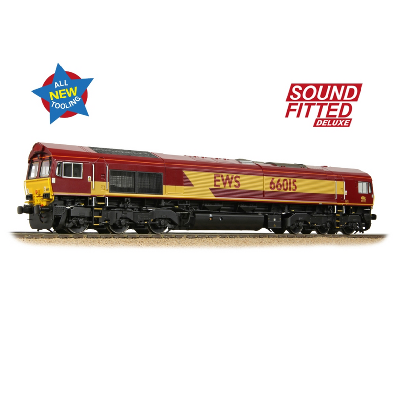 Bachmann OO Class 66/0 66015 EWS Sound Fitted Deluxe - 50-000SFX