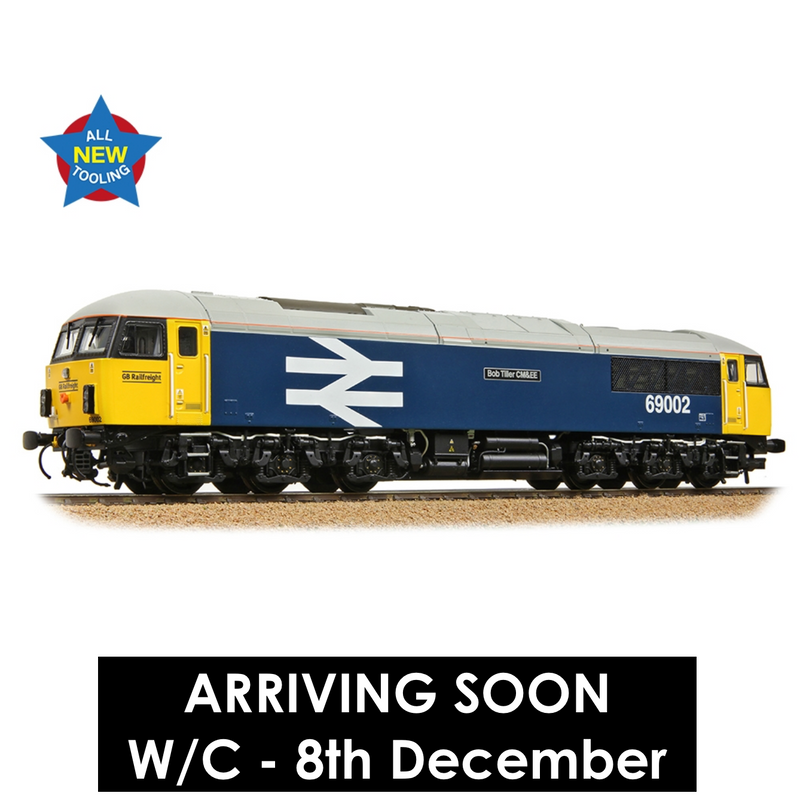Bachmann OO Class 69 69002 Bob Tiller CM&EE BR Blue Large Logo GBRF - 35-777