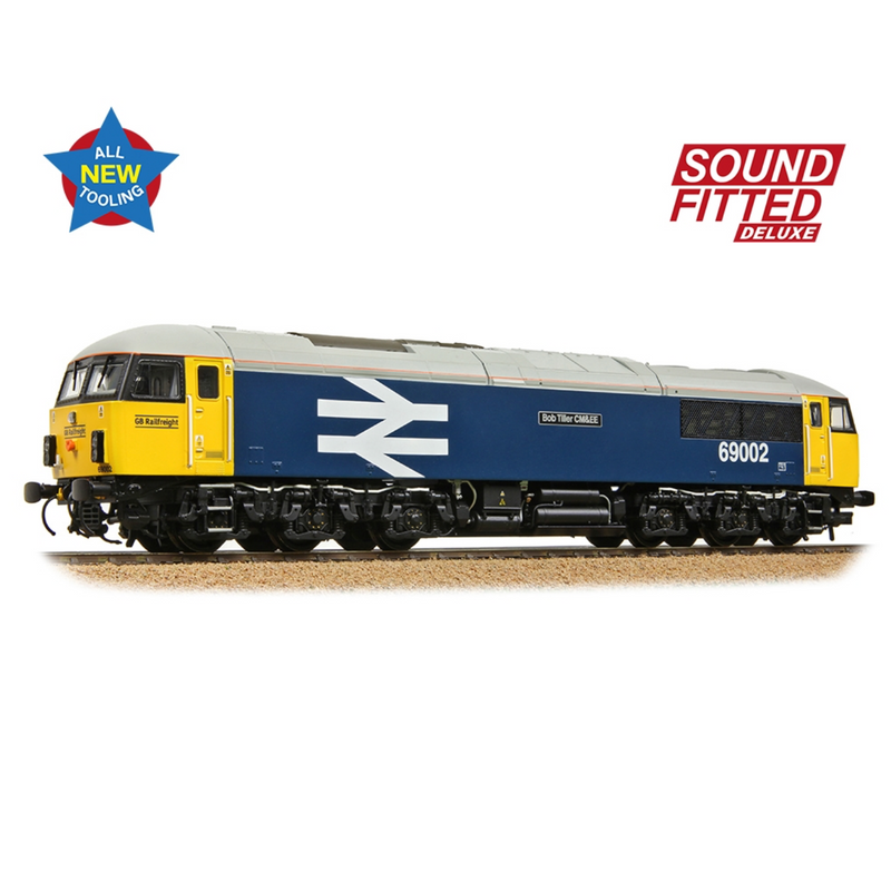 Bachmann OO Class 69 69002 Bob Tiller CM&EE BR Blue Large Logo GBRF Sound Fitted Deluxe - 35-777SFX