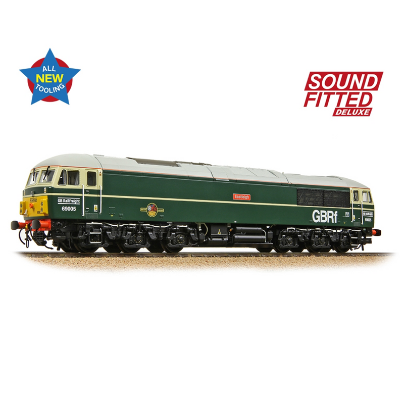 Bachmann OO Class 69 69005 Eastleigh BR Green Late Crest GBRF Sound Fitted Deluxe - 35-780SFX