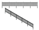 Peco TT:120 LK12114 GWR Spear Fencing Straights 900mm