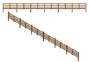 Peco TT:120 LK12115 Field Fencing Straights 1360mm