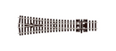 Peco N SL-E397 Code 80 Medium Y Turnout Electrofrog
