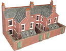 Metcalfe Low Relief Red Brick Terraced House Backs