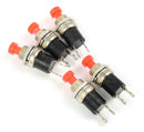 Gaugemaster A6 Mini Push Switch Red - GM516