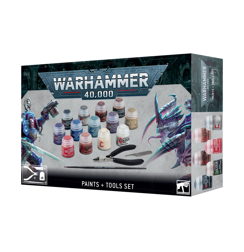 Warhammer 40,000 Paints + Tools Set - 60-12