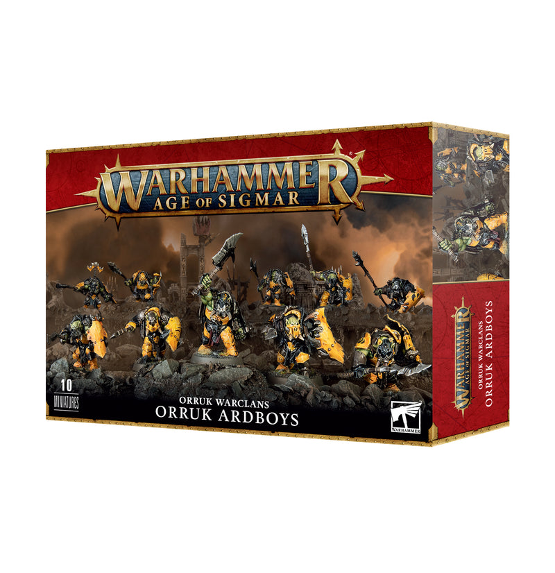 Warhammer Age of Sigmar Orruk Warclans Orruk Ardboys - 89-61