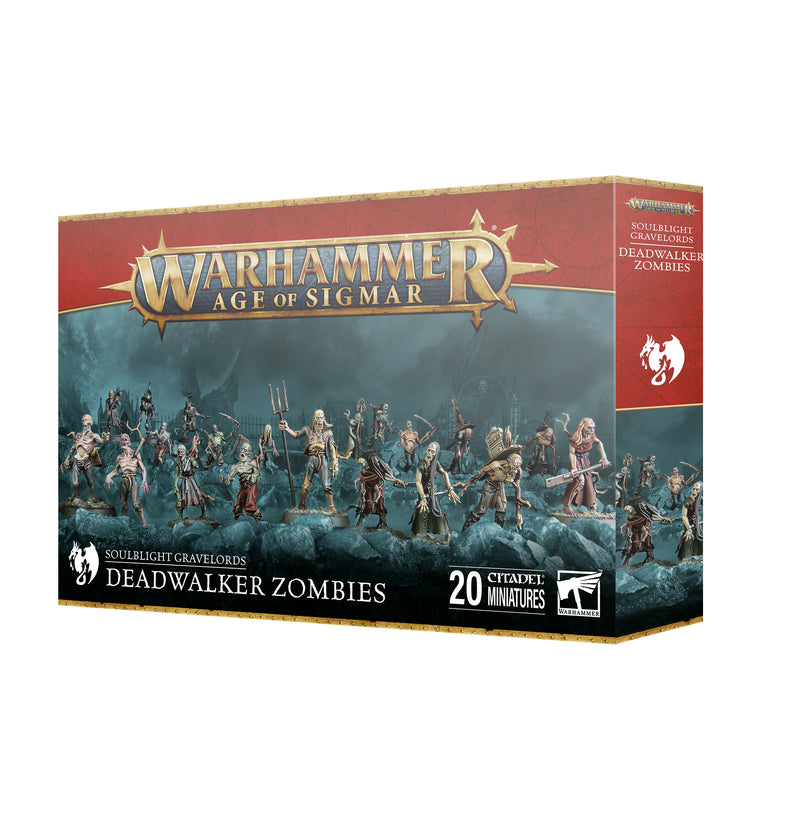 Warhammer Age of Sigmar Soulblight Gravelords Deadwalker Zombies - 91-07