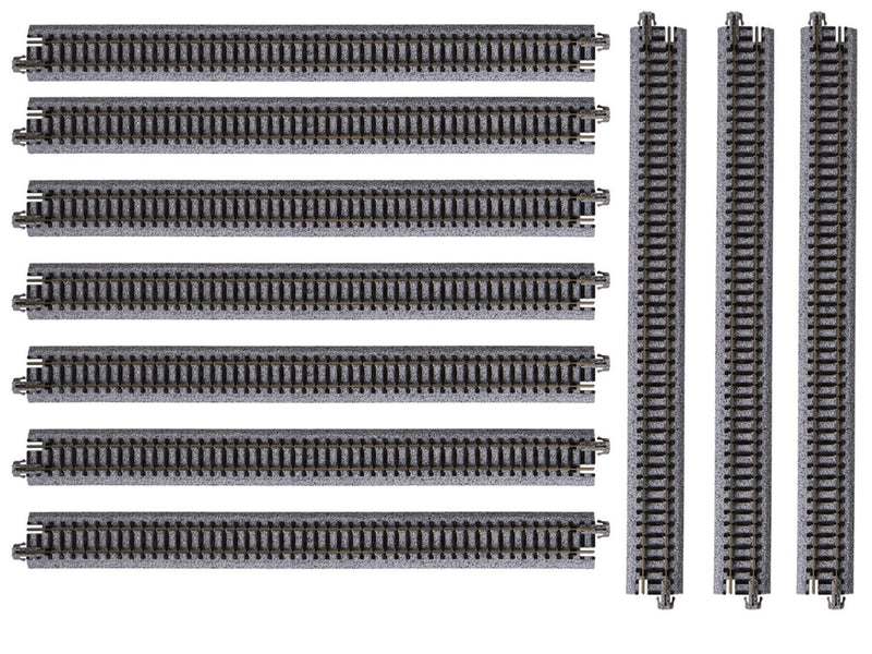 Kato N Unitrack (S248) Straight Track 248mm 10pcs - K20-000L