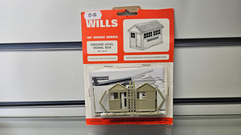 Wills OO SS29 Ground Level Signal Box, Boxed, Complete