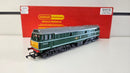 Hornby R357 BR Class 31 D5572 Diesel BR Green, Boxed, Good Runner Noisy
