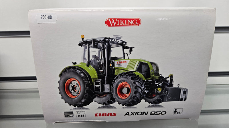 Wiking 1:32 7305 Claas Axion 850, Boxed
