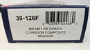 Bachmann 39-126F BR MK1 CK Coach Corridor Composite Maroon E16244 Weathered, Boxed
