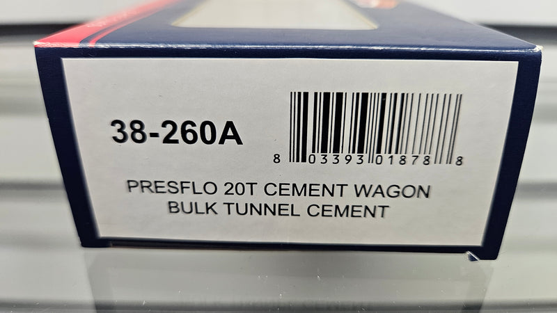 Bachmann 38-260A Presflo 20T Cement Wagon Bulk Tunnel Cement, Boxed