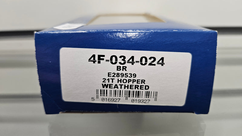 Dapol 4F-034-024 BR E289539 21T Hopper Weathered, Boxed