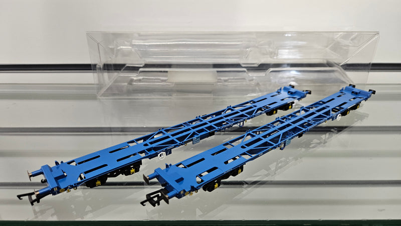 Hornby 2 x KFA Tiphook Rail Wagons, Part-boxed