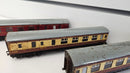 Hornby Dublo 3 x MK1 Coaches, Metal Wheels, Spares