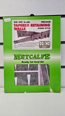 Metcalfe OO PO249 Stone Tapered Retaining Walls, Boxed