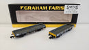 Graham Farish N 2 x 377-726 SPA Steel Coil Wagon Railfreight Metals Sector, Part-Boxed