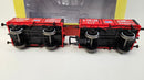 Oxford Rail OO 2 x OR76MW4002 R Taylor & Sons 4 Plank Wagon, Boxed, Missing Couplings