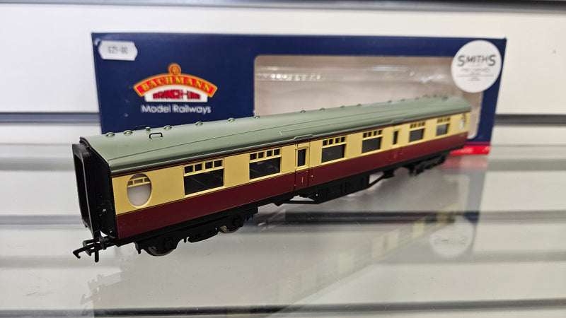 Bachmann 34-479 63ft Thompson 1st BR Crimson & Cream Coach, Boxed