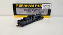 Graham Farish N 372-627 Ivatt Class 2MT 2-6-0 6404 LMS Black, Boxed, DCC Fitted, Good Runner (Works on Analogue)