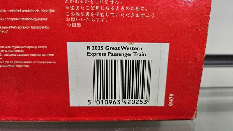 Hornby R2025 Great Western Express Passenger Train 4-6-0 County of Worcester, Boxed, Excellent Runner