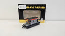 Graham Farish N 377-535 20T Brake Van BR Flush Ends Railfreight, Boxed