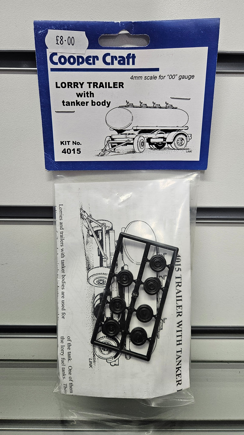 Cooper Craft 4015 Lorry Trailer With Tank Body, Boxed, Complete