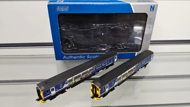 Dapol N 2D-021-005 Class 156 461 Northern Ravenglass & Eskdale, Boxed, Good Runner