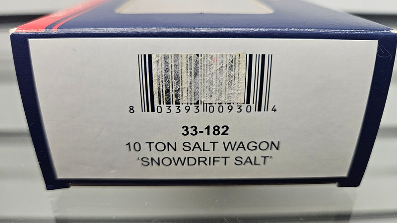 Bachmann 33-182 10T Salt Wagon Snowdrift Salt, Boxed