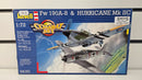 Revell 04161 FW 190A-8 & Hurricane MkIIC, Boxed, Complete