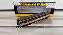 Graham Farish N 374-738B BR MK2F TSO Tourist Second Open Coach BR Intercity Swallow, Boxed