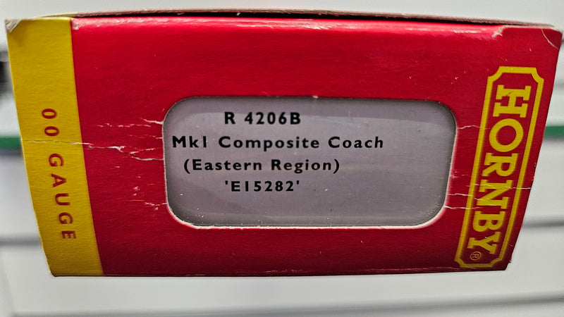 Hornby R4206B BR MK1 Composite Coach Crimson & Cream E15282, Boxed